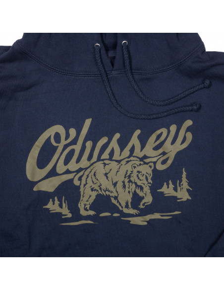 Odyssey Roam Pullover Hoodie Navy W/Olive Stitch