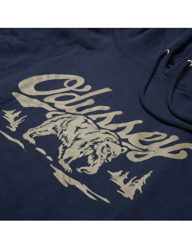 Odyssey Roam Pullover Hoodie Navy W/Olive Stitch