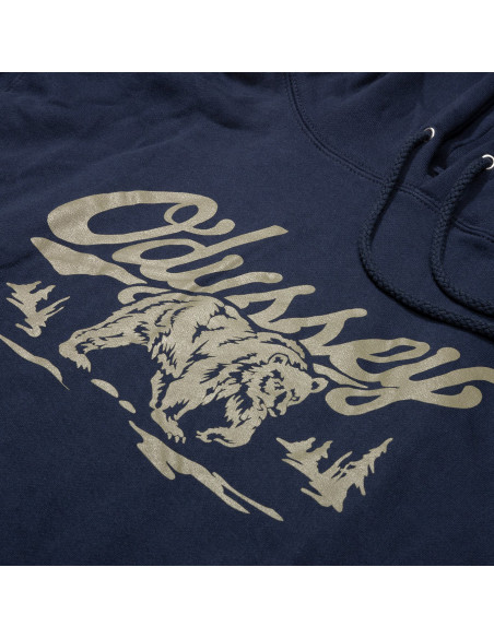 Odyssey Roam Pullover Hoodie Navy W/Olive Stitch
