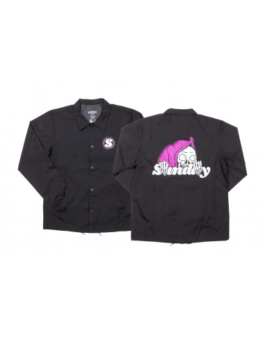 Sunday Creepy Sweeper Windbreaker Jacket Black
