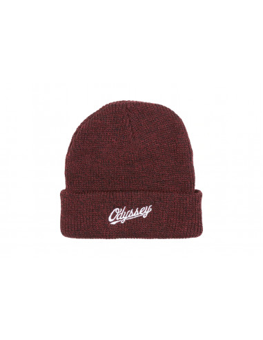 Odyssey Stitched Slugger Heather Beanie Black/Red
