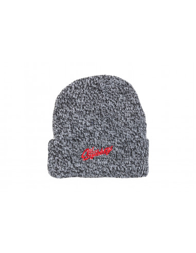 Odyssey Stitched Slugger Heather Beanie Black/Red