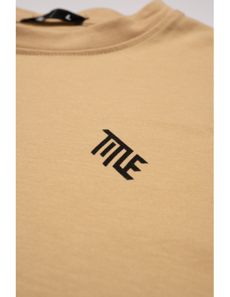 T-Shirt Title Faded Midweight Gum