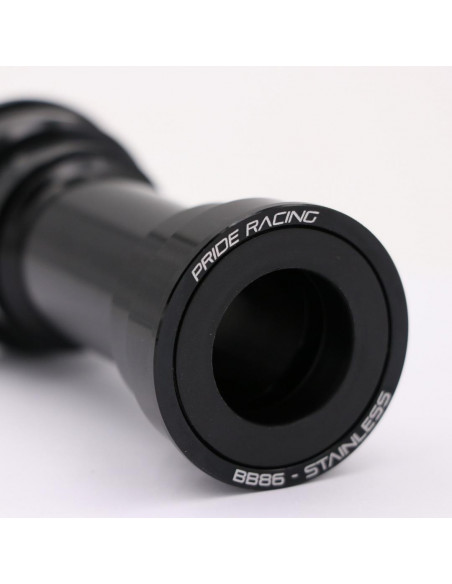 Boitier De Pédalier Pride Racing BB86 Inox - 24mm