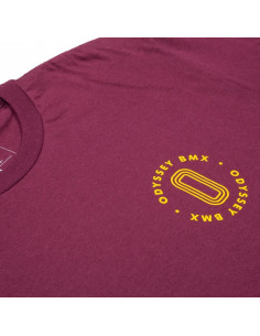 T-Shirt Odyssey Athens Burgundy / Mustard 2