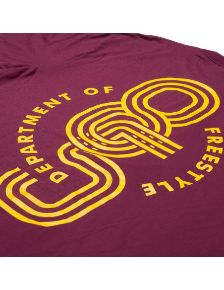 Odyssey Athens T-Shirt Burgundy / Mustard