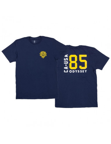 T-Shirt Odyssey Import Navy / Mustard