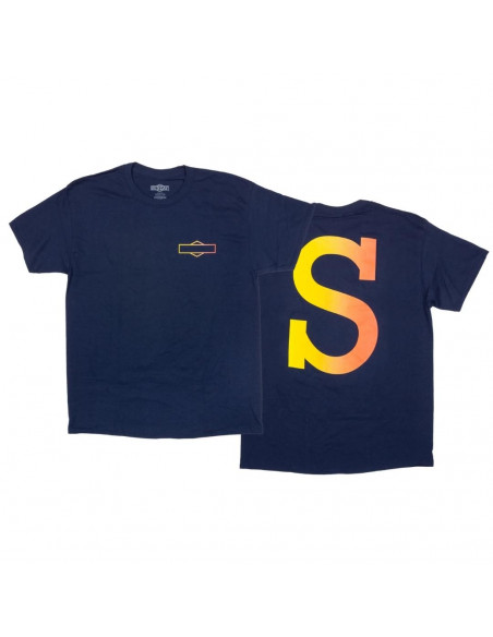Sunday Big-S T-Shirt Navy / Red