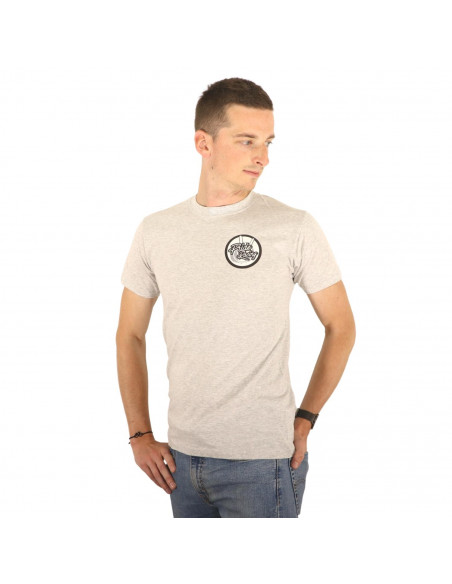 Pride Patch v2 Grey Heather T-Shirt
