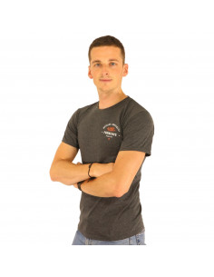 Frenchys Track Dark Grey Heather T-Shirt