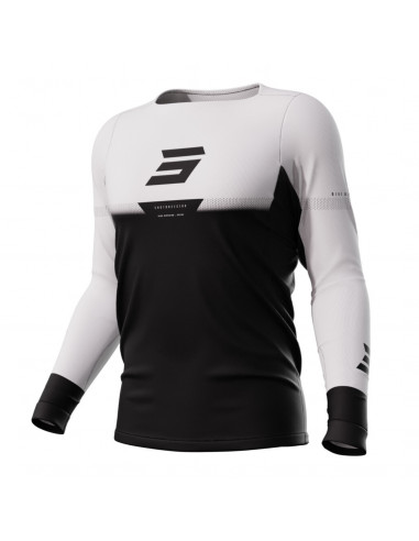 Shot Rogue Stok White Jersey Long Sleeves - KID