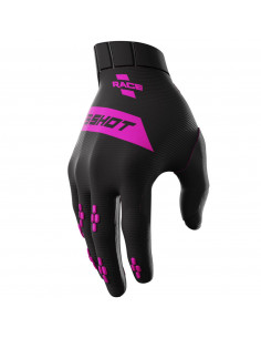Shot Rogue Race Adult Pink Gloves