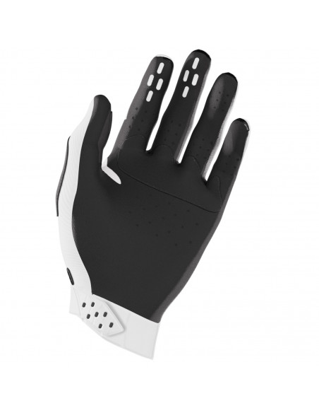 Shot Race Adult White Gloves