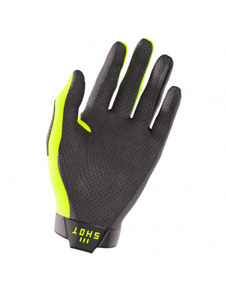 Shot Lite Adult Neon Yellow Gloves