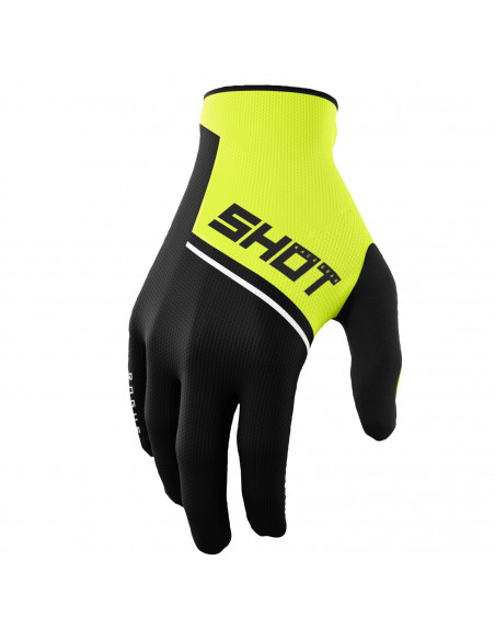 Shot Rogue Revolt 2.0 KIDS Gloves Neon Yellow