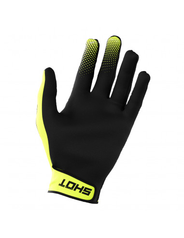 Shot Rogue Revolt 2.0 KIDS Gloves Neon Yellow