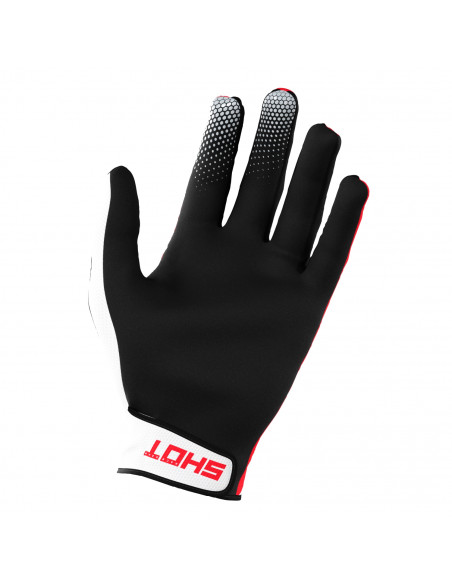 Shot Rogue Revolt 2.0 Adult Gloves Red