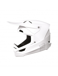 Shot Solid Race Helmet White Gloss