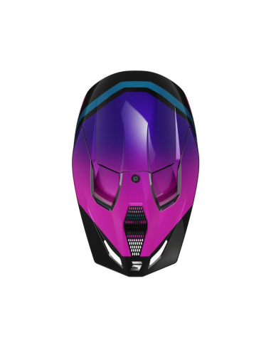 Casque Shot Race - Sky Purple Chrome
