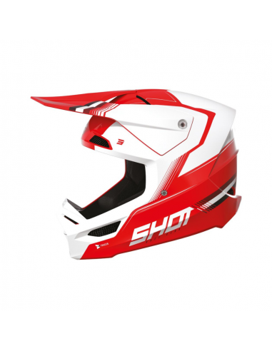 Shot Race Tracer Helmet Red Glossy