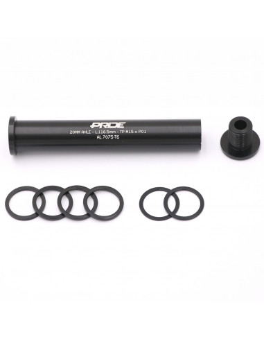 Axe 116.5mm  Pride Racing 20mm + 6 Spacers