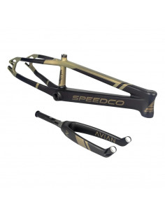 Kit Cadre/Fourche Speedco Velox Evo - Matte Gold