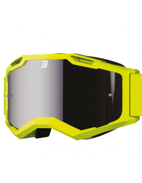 Shot Assault 2.0 Solid Goggles Iridium Neon Yellow Glossy