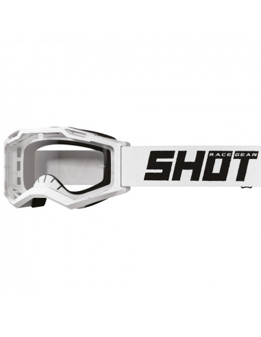 Masque Shot Rocket Kid 2.0 - Blanc Brillant