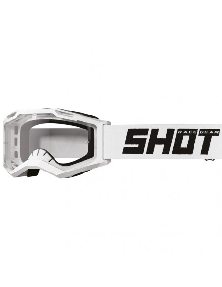 Masque Shot Rocket Kid 2.0 - Blanc Brillant