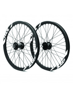 Roues 20" (406) Pride Wave Matt White - Control V2 20/10mm - Black