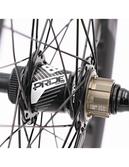 Wheels 20" (406) Pride Wave Matt White - Control V2 20/10mm - Black