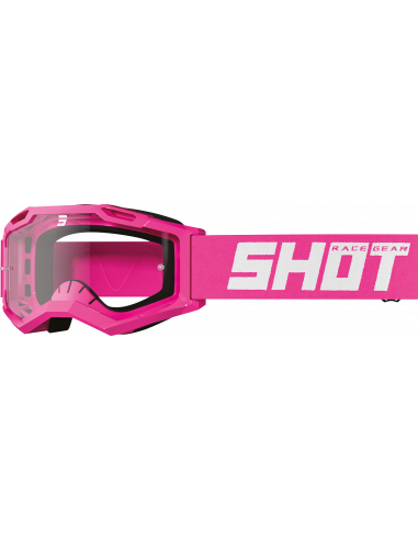 Shot Rocket Kid 2.0 Goggles - Solid Neon Pink Glossy
