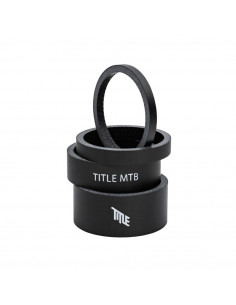 Entretoises De Direction Title Carbon 1-1/8" - Noir 2