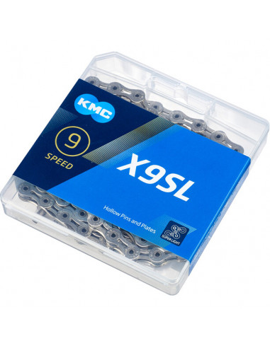 Chaine KMC X9SL - Silver (En boîte)