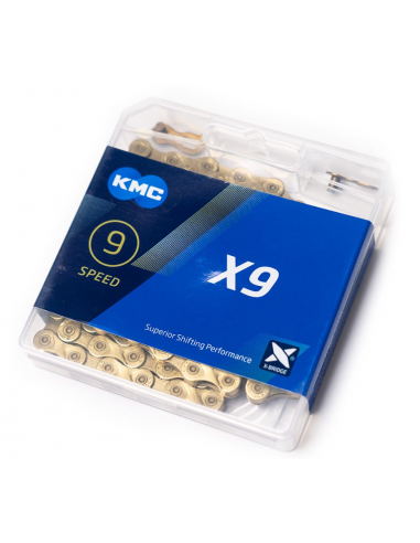 KMC X9 Ti-N Chain - Gold (In box)