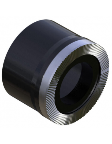 Onyx Knurled Cone - 10mm