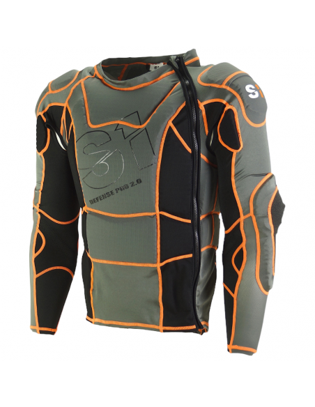 Gilet S1 Defense Pro 2.0 Adulte - Black/Orange