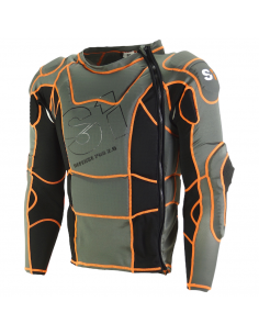 S1 Defense Pro 2.0 Jacket Kid Black/Orange