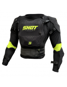 Gilet Shot Optimal 2.0 Black/Neon Yellow Adulte