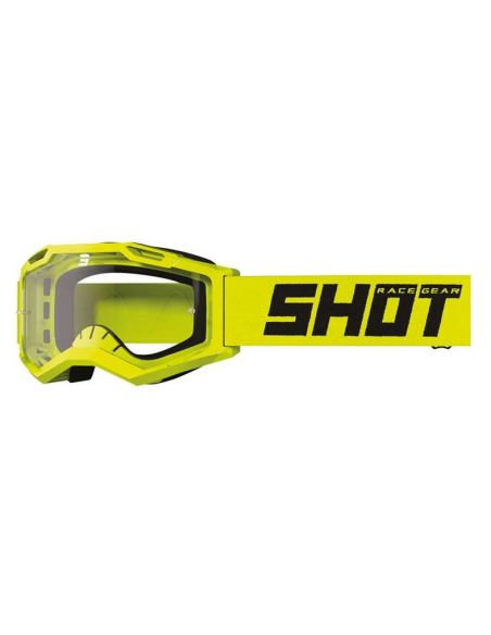Shot Rocket Kid 2.0 Goggles - Solid Neon Yellow Glossy