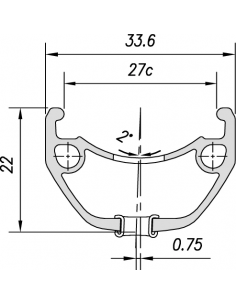 Mach1 Kargo XL Rim 26" (27-559) - 36H 2