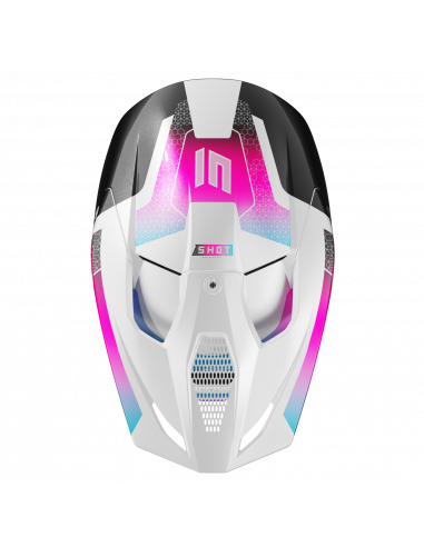 Shot Race Phaser Helmet - Black Blue Pink Pearly