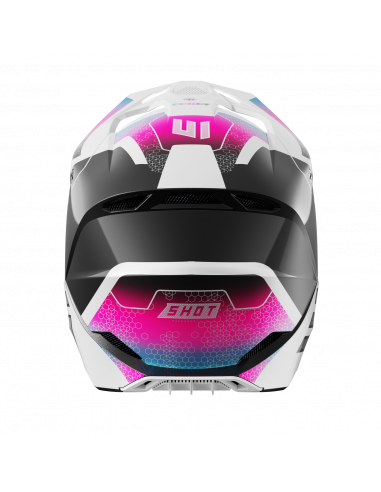 Casque Shot Race - Phaser Black Blue Pink Pearly