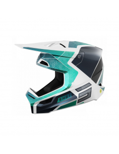Casque Shot Race - Phaser Blue Turquoise Pearly