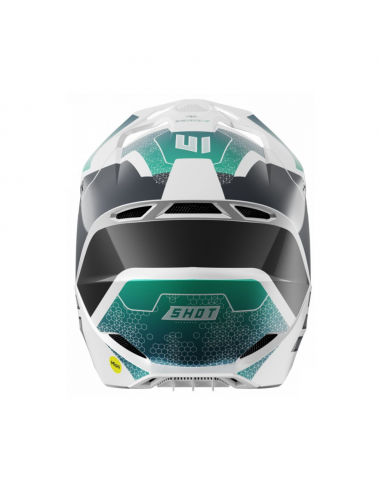 Casque Shot Race - Phaser Blue Turquoise Pearly