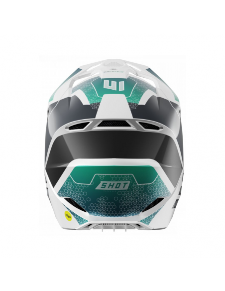Casque Shot Race - Phaser Blue Turquoise Pearly