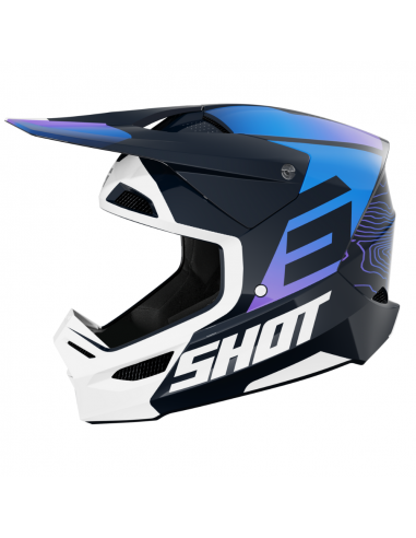 Shot Furious Helmet - Apex - Blue Glossy