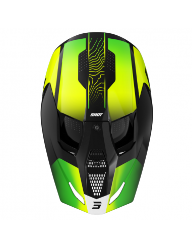 Shot Furious Helmet - Apex - Neon Yellow