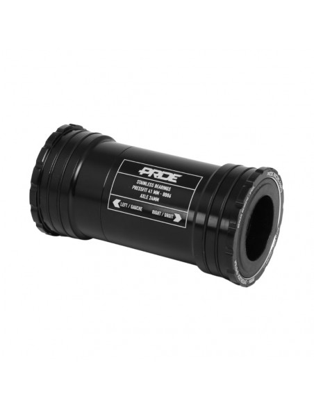 Boitier De Pédalier Pride Racing BB86 Interlock Inox - 24mm