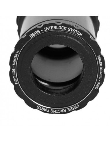 Boitier De Pédalier Pride Racing BB86 Interlock Inox - 24mm